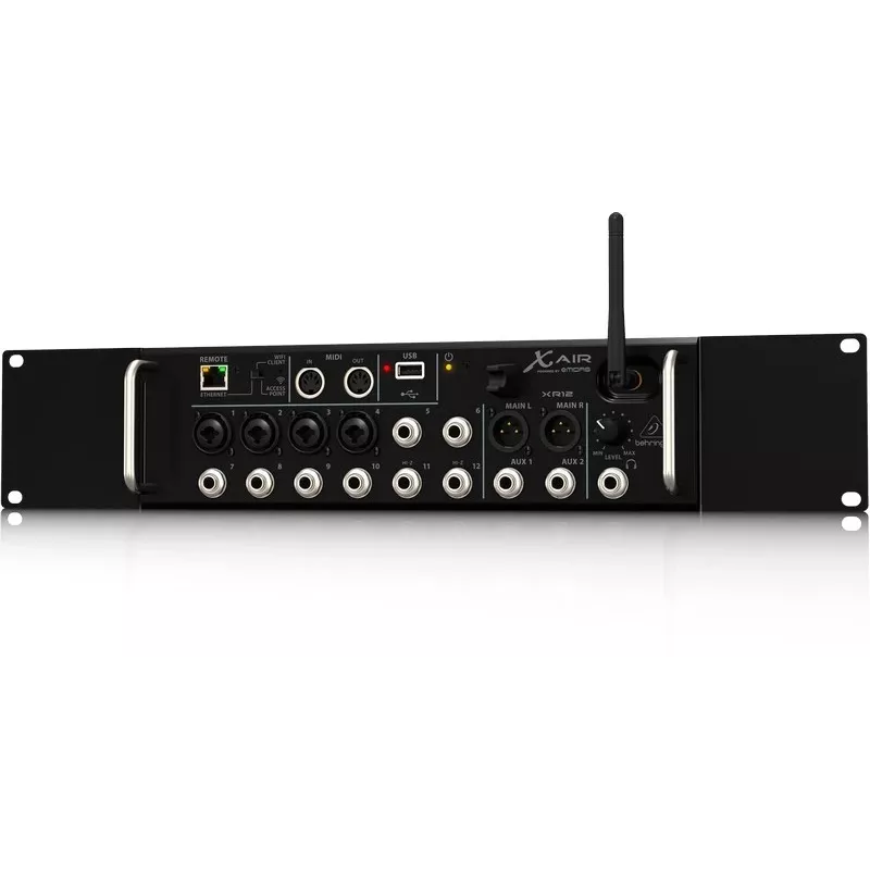 Behringer XR12 mixer audio 12 canali nero