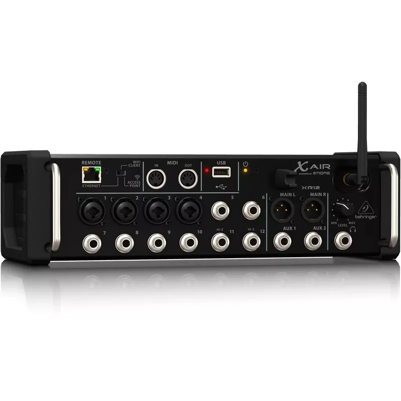 Behringer XR12 mixer audio 12 canali nero