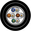 Belden CATSNAKE Cavo Categoria 6A, 4 coppie, S/FTP, PUR, Nero, 305 m