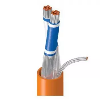 Belden cavo dati OSDP RS485, 1 coppia, 24 AWG trefoli, rame stagnato, schermatura totale Beldfoil, guaina in PVC, grigio