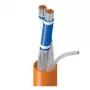 Belden cavo dati OSDP RS485, 1 coppia, 24 AWG trefoli, rame stagnato, schermatura totale Beldfoil, guaina in PVC, grigio