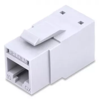 Belden REVConnect 10GX UTP Modular Jack RVAMJKUEW-B24, Cat.6A, Electric White, confezione da 24