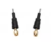 Belden cavo coassiale pigtail RP-SMA/RP-SMA 50cm RF100LL, 50 Ohm, nero