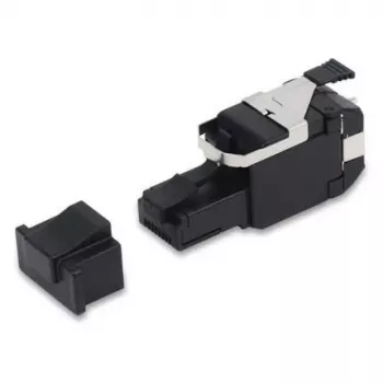 Belden RVAFPUBK-B24 REVConnect 10GX connettore maschio RJ45 terminabile sul campo, categoria 6A, nero