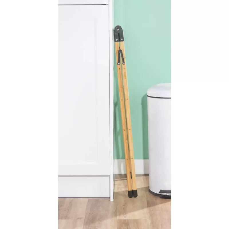 Beldray LA00000051EU7 stendibiancheria in bambù, pieghevole, estensibile 3,4–6,1 m, carico 10 kg