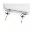 Beldray LA00000073WHTEU7 sedile WC in legno - chiusura soft-close, bianco, ovale