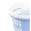 Beldray LA00000174CRNEU7 set di 2 cesti portabiancheria 30L, bianco/blu