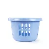 Beldray LA00000174CRNEU7 set di 2 cesti portabiancheria 30L, bianco/blu