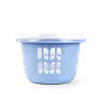 Beldray LA00000174CRNEU7 set di 2 cesti portabiancheria 30L, bianco/blu