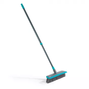 Beldray LA00000177UFEU7 Spazzolone 2 in 1 con tergivetro, manico lungo, grigio/blu