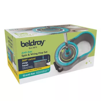 Beldray LA00000186UFEU7 Set mocio spin & wring antibatterico