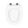 Beldray LA00000201WPEU7 Sedile WC ultra-slim antibatterico, bianco