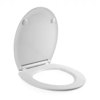 Beldray LA00000201WPEU7 Sedile WC ultra-slim antibatterico, bianco