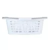 Set di due cesti portabiancheria Beldray LA030450CRNFPEU7, bianco/blu