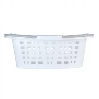 Set di due cesti portabiancheria Beldray LA030450CRNFPEU7, bianco/blu