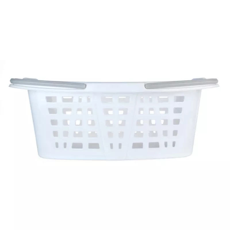 Set di due cesti portabiancheria Beldray LA030450PNKFPEU7, bianco/rosa