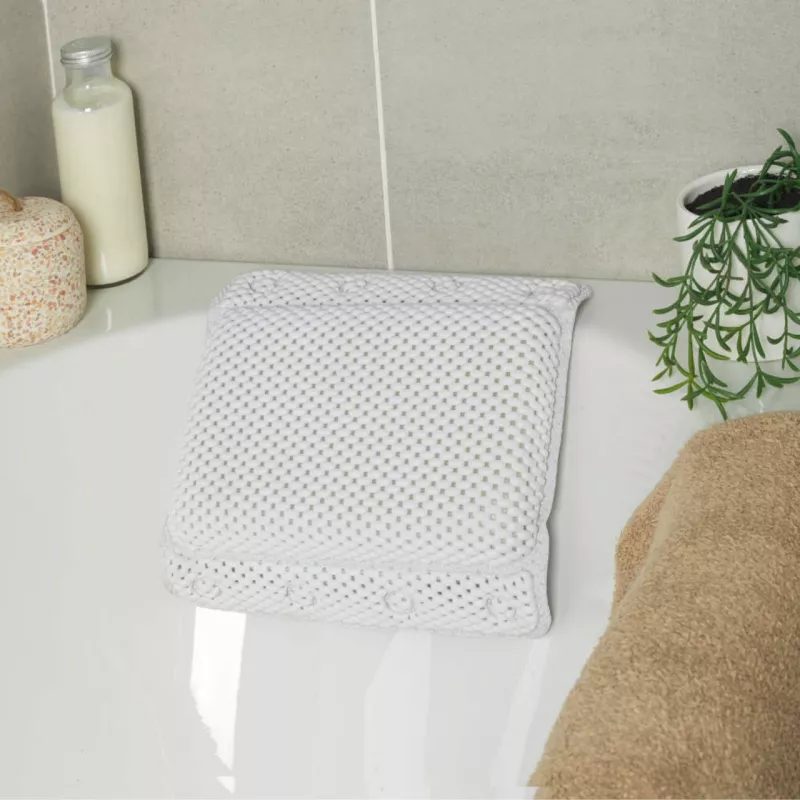 Beldray LA032715UFFPTS cuscino da bagno Anti-bac, bianco