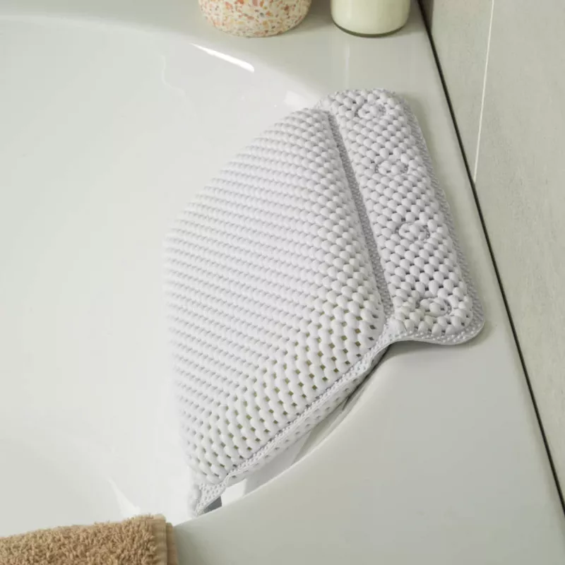 Beldray LA032715UFFPTS cuscino da bagno Anti-bac, bianco