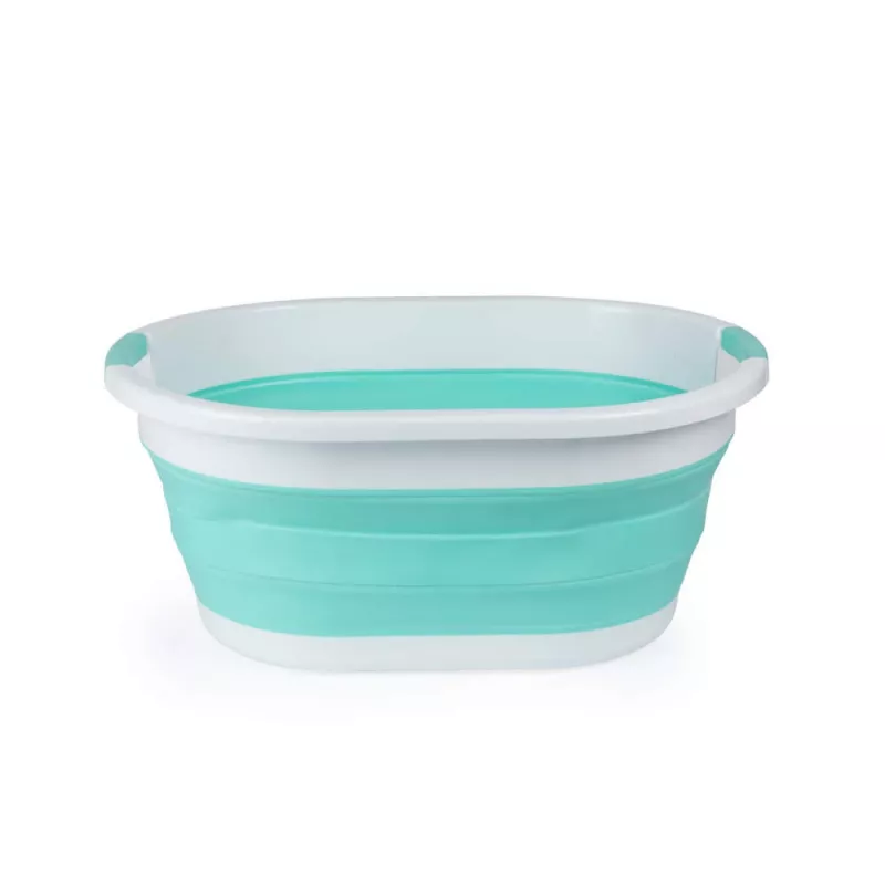 Cesto portabiancheria pieghevole 28L Beldray LA034816MNTFPEU7 bianco/menta