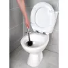 Beldray LA036034SSPEU7 spazzola WC con testa flessibile Anti-bac, argento