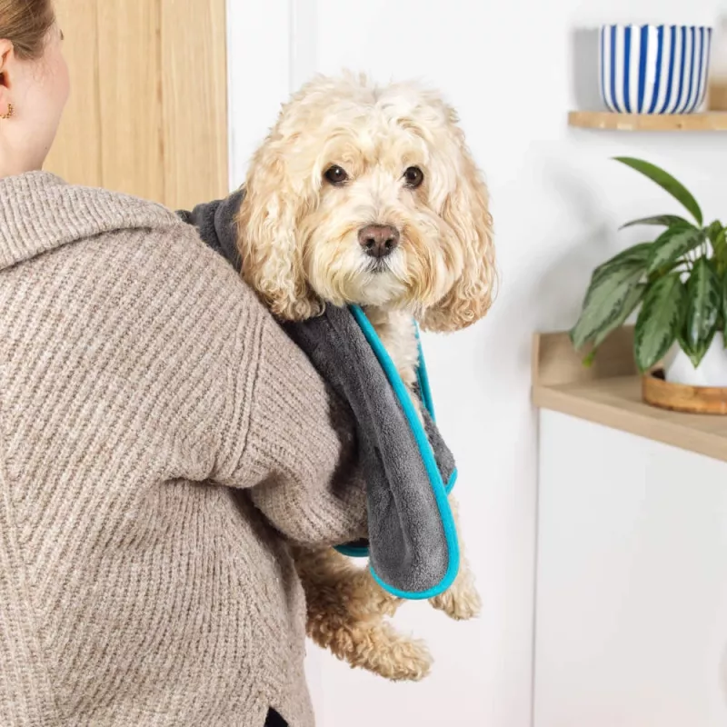 Beldray LA036157UFEU7 Anti-bac asciugamano per asciugare animali domestici - grigio
