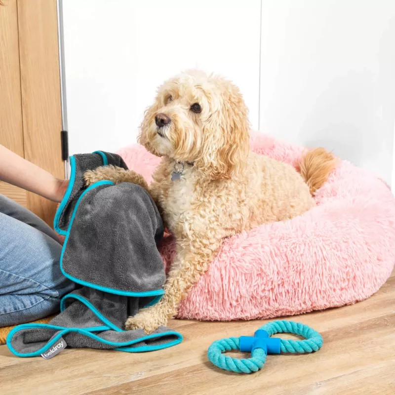 Beldray LA036157UFEU7 Anti-bac asciugamano per asciugare animali domestici - grigio