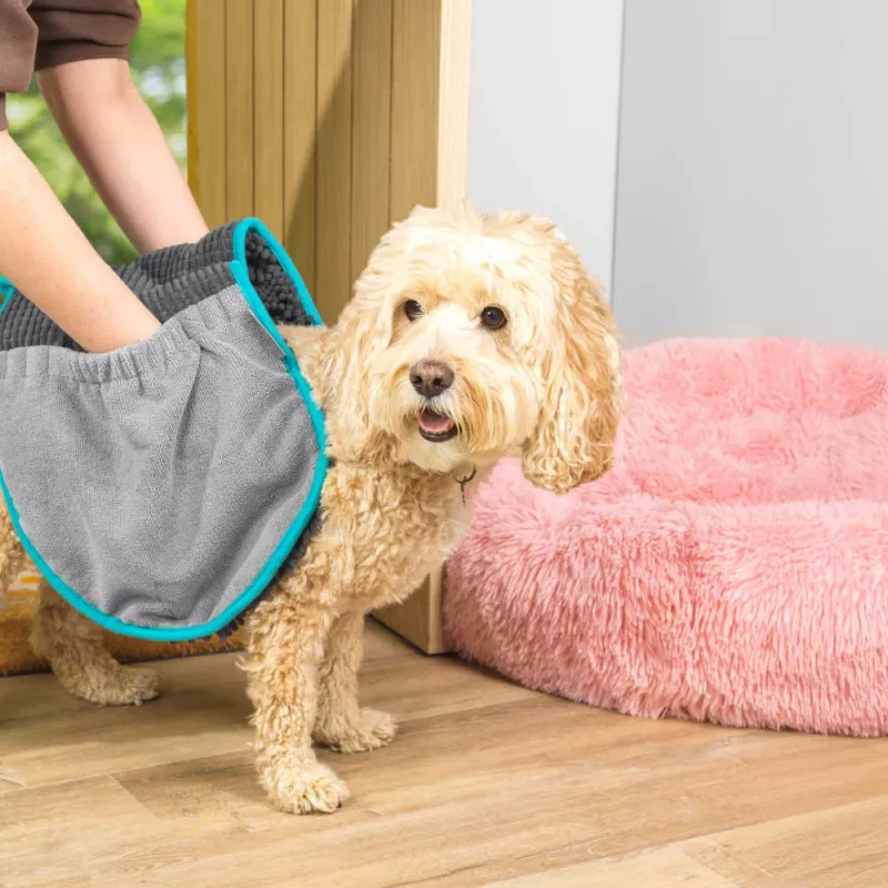 Beldray LA036164UFEU7 asciugamano con tasche per asciugare gli animali Anti-bac