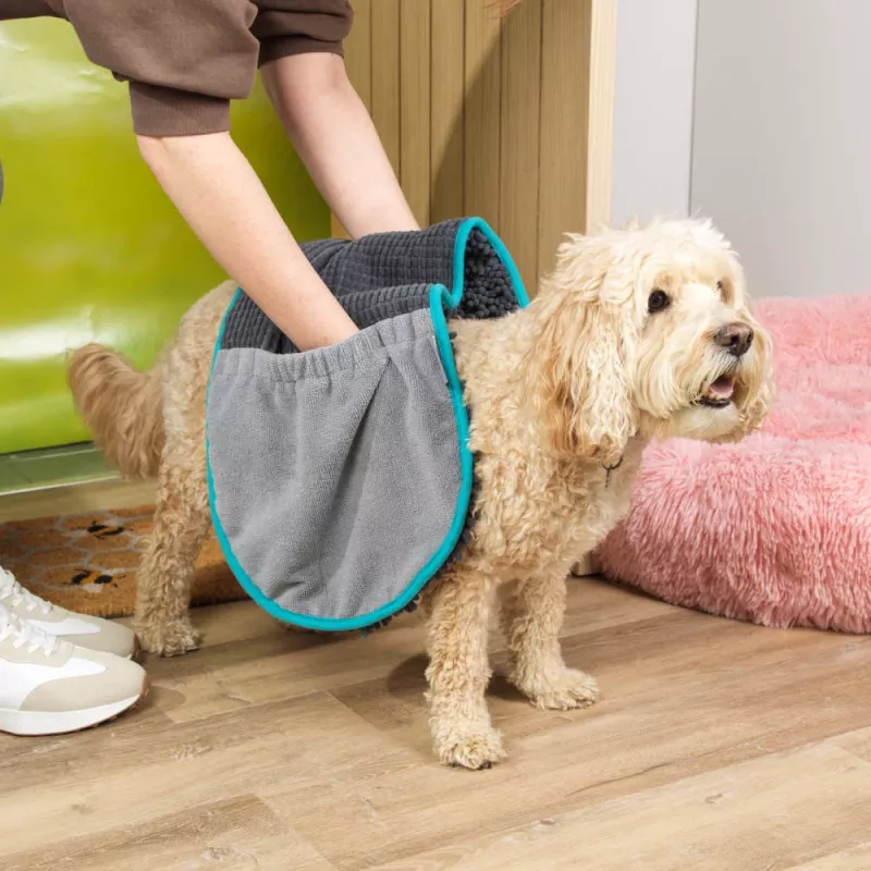 Beldray LA036164UFEU7 asciugamano con tasche per asciugare gli animali Anti-bac