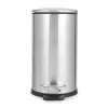 Beldray LA036683SSPEU7 pattumiera a pedale slimline a forma di D 5 litri, argento