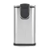 Beldray LA036683SSPEU7 pattumiera a pedale slimline a forma di D 5 litri, argento