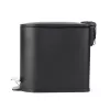 Beldray LA036690BLKPEU7 pattumiera a pedale slimline a forma di D 5 litri, nero