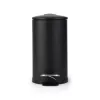 Beldray LA036690BLKPEU7 pattumiera a pedale slimline a forma di D 5 litri, nero