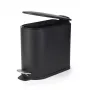 Beldray LA036690BLKPEU7 pattumiera a pedale slimline a forma di D 5 litri, nero