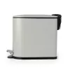 Pattumiera a pedale a forma di D slim 5 litri Beldray LA036690GRYPEU7, grigia