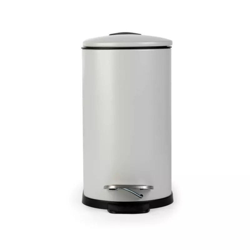 Pattumiera a pedale a forma di D slim 5 litri Beldray LA036690GRYPEU7, grigia