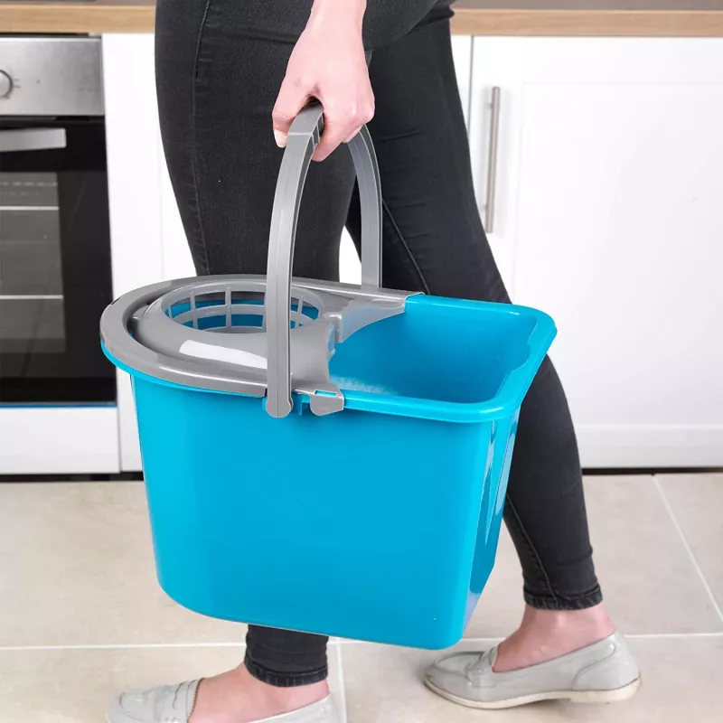 Beldray LA036810TQEU7 set cesto portabiancheria 14L da 2 pezzi, turchese