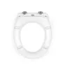 Beldray LA037062PEU7 sedile WC con sgancio rapido Anti-bac, bianco