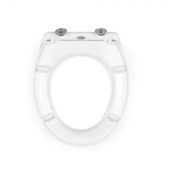 Beldray LA037062PEU7 sedile WC con sgancio rapido Anti-bac, bianco