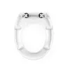 Beldray LA037062PEU7 sedile WC con sgancio rapido Anti-bac, bianco