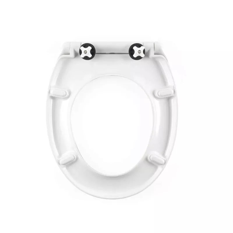 Beldray LA037062PEU7 sedile WC con sgancio rapido Anti-bac, bianco