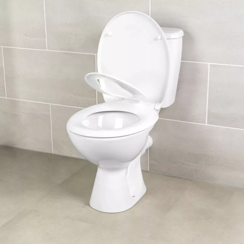 Beldray LA037185EU7 sedile WC per tutta la famiglia Anti-bac, bianco