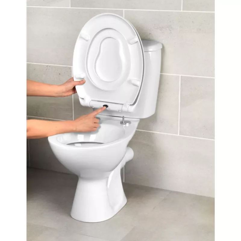 Beldray LA037185EU7 sedile WC per tutta la famiglia Anti-bac, bianco