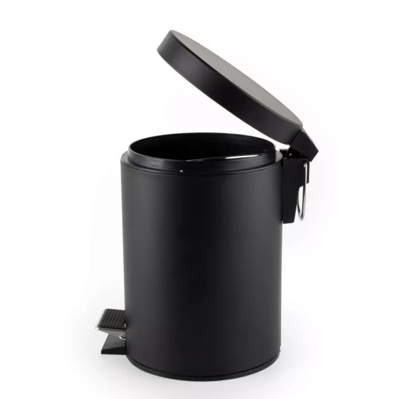 Beldray LA038098BPEU7 cestino a pedale rotondo con chiusura soft-close 3 litri, nero
