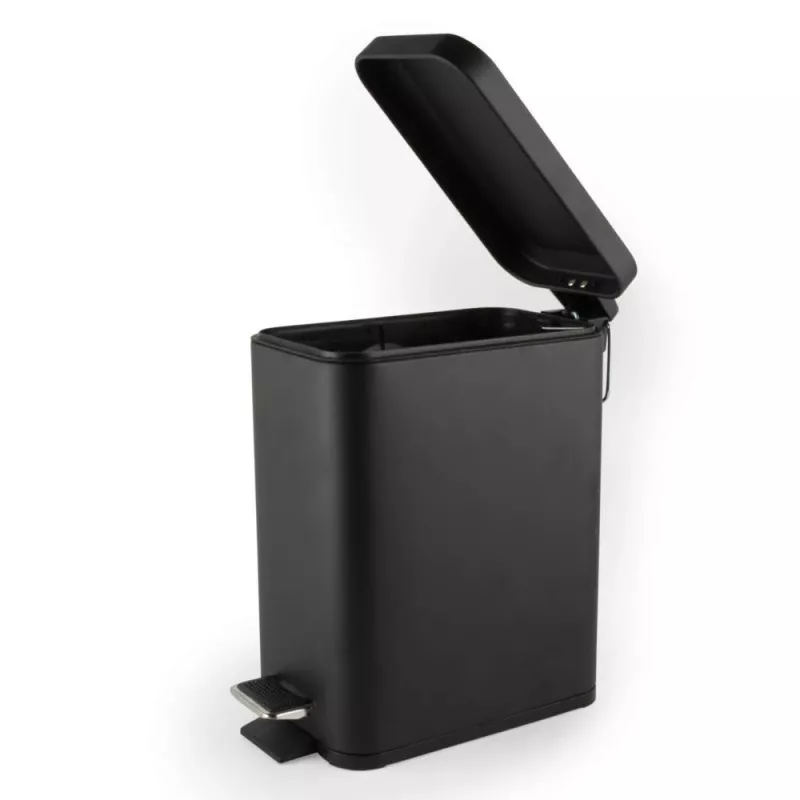 Beldray LA041173BLKPEU7 cestino a pedale Slimline 5 litri, nero