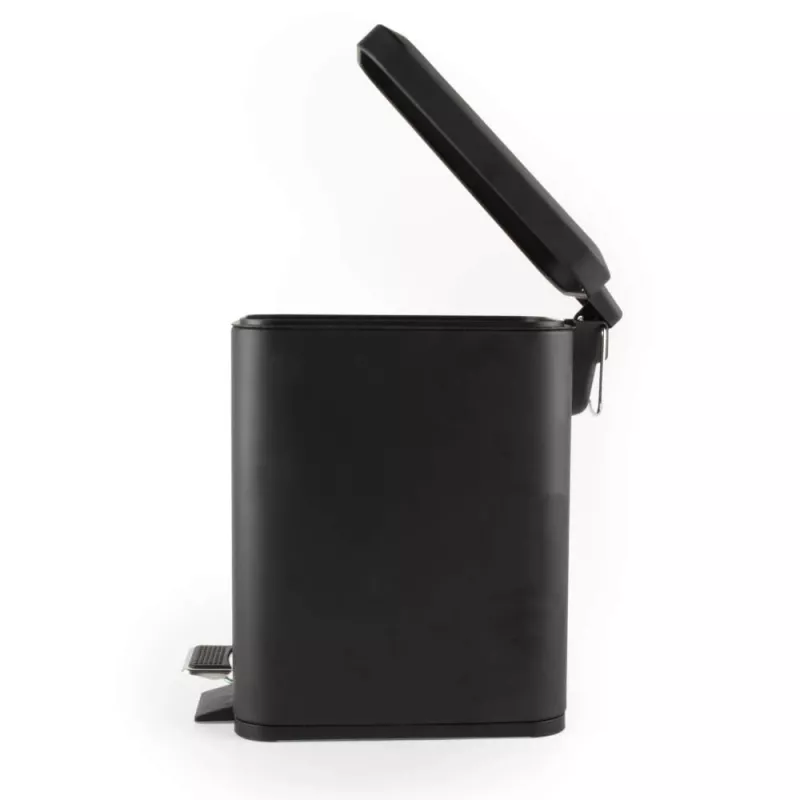 Beldray LA041173BLKPEU7 cestino a pedale Slimline 5 litri, nero