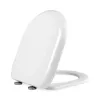 Sedile WC a forma di D anti-batterico Beldray LA072771PEU7, bianco