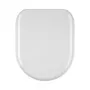 Sedile WC a forma di D anti-batterico Beldray LA072771PEU7, bianco