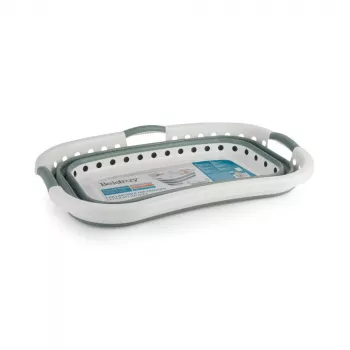 Beldray LA072979GRNFEU7 cesto portabiancheria pieghevole Hip Hugger 37 L - verde