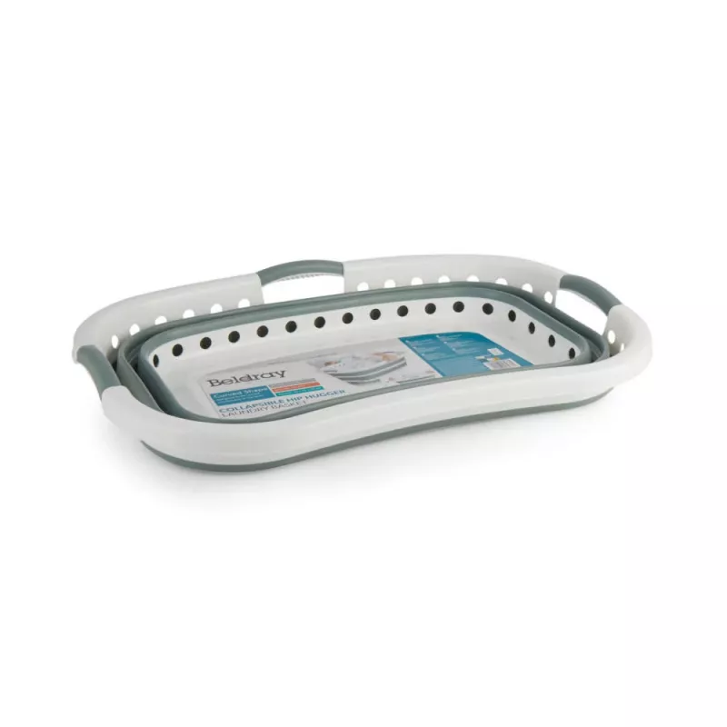 Beldray LA072979GRNFEU7 cesto portabiancheria pieghevole Hip Hugger 37 L - verde