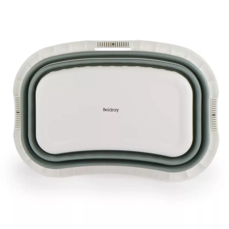 Beldray LA072979GRNFEU7 cesto portabiancheria pieghevole Hip Hugger 37 L - verde